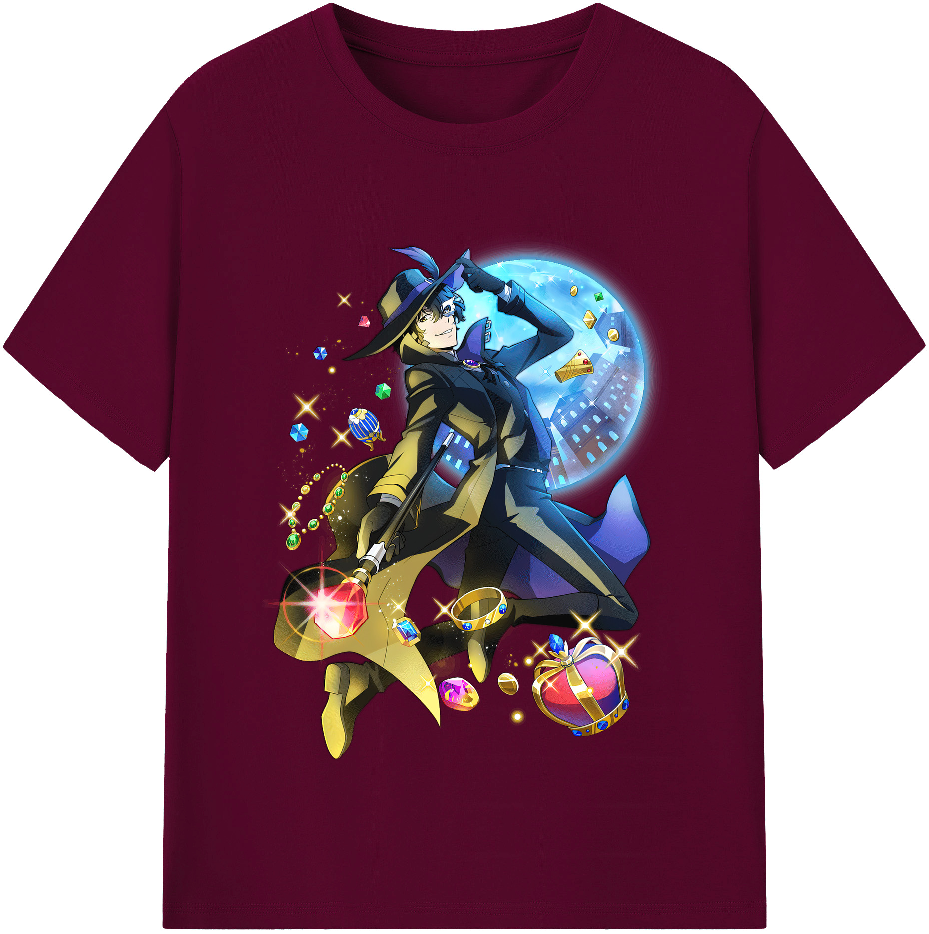 （画像用） 文豪ストレイドッグス Bungo Stray Dogs レディースカジュアルプリントTシャツ（綿100％）